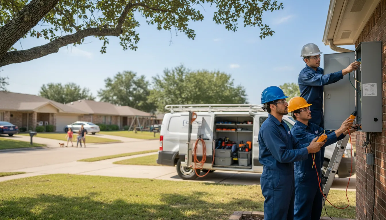 Certified electrician providing emergency electrical services in Gwinner, ND